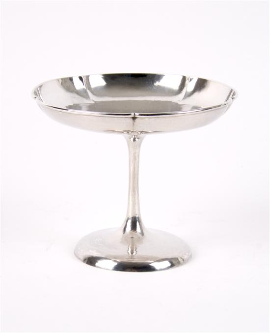 Appraisal: An American Sterling Silver Footed Compote Kalo Height inches