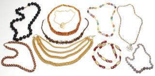 Appraisal: Assorted Costume Jewelry including Kenneth Lane Including tiger eye carnelian