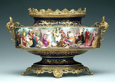 Appraisal: Important Royal Vienna center bowl each side with band of