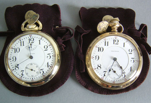 Appraisal: Waltham Vanguard K gold filled -jewel open face pocket watch