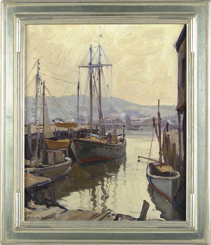 Appraisal: EMILE ALBERT GRUPPE American - SUMMER MORNING GLOUCESTER Oil on