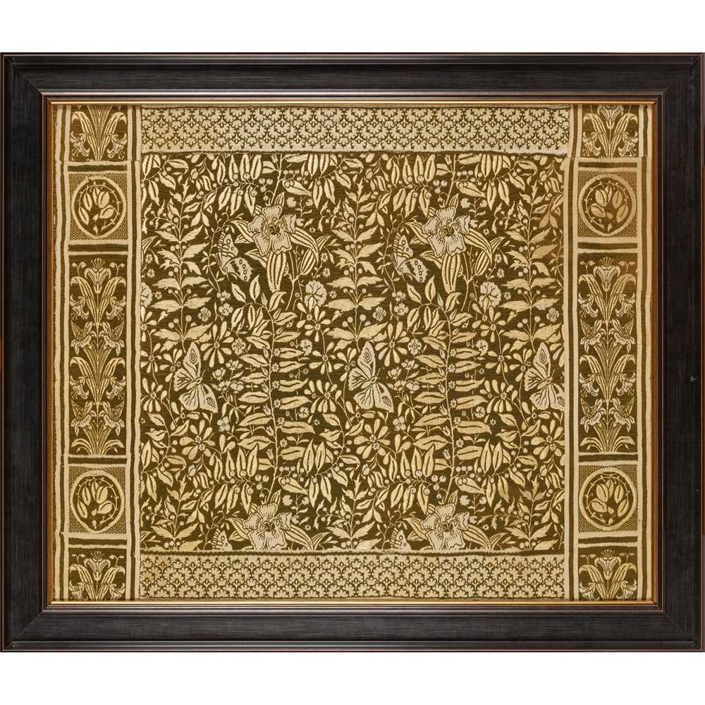 Appraisal: ENGLISH MANNER OF LEWIS FOREMAN DAY EMBROIDERED PANEL CIRCA probably