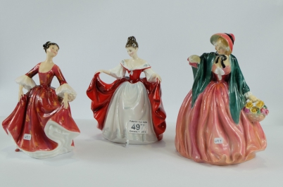 Appraisal: Royal Doulton lady figures Sara HN Stephanie HN both seconds