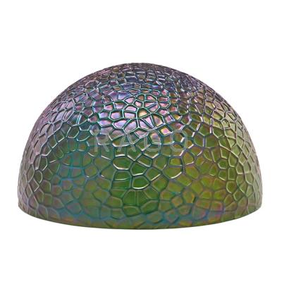 Appraisal: LOETZ STYLE IRIDESCENT ART GLASS SHADE Dome shaped early th