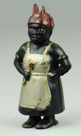 Appraisal: MAMMY WITH HANDS ON HIPS STILL BANK Hubley cast iron