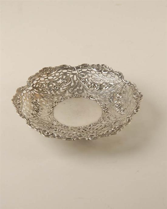 Appraisal: A L th E th C German Silver Cake Dish