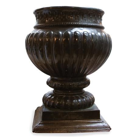 Appraisal: Renaissance Style Bronze Patinated Copper Urn Estimate -