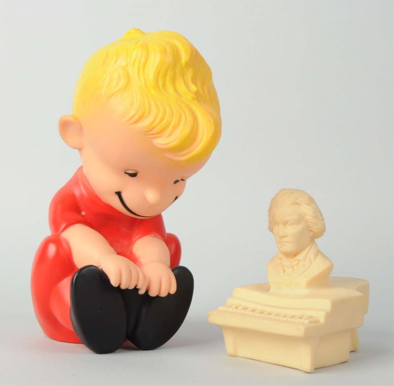 Appraisal: Peanuts Hungaford Schroeder Figure With Piano Made of vinyl Circa