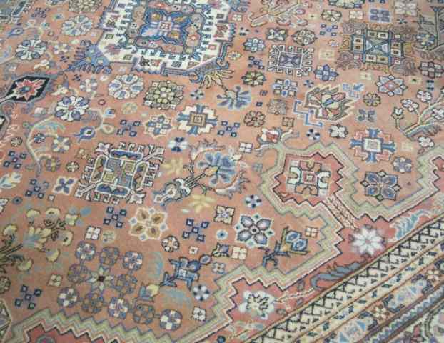 Appraisal: HAND KNOTTED ORIENTAL CARPET Romanian made in classic Persian design