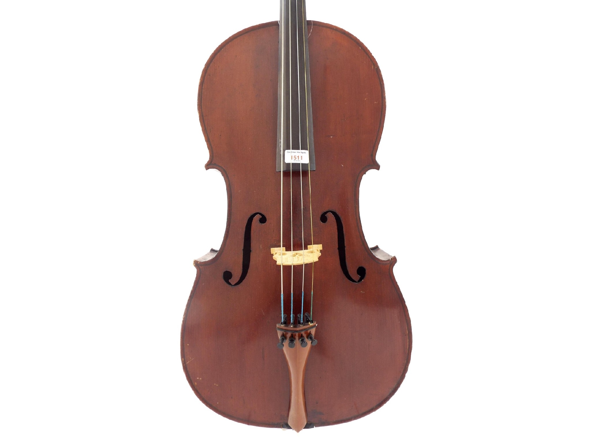 Appraisal: German violoncello circa cm