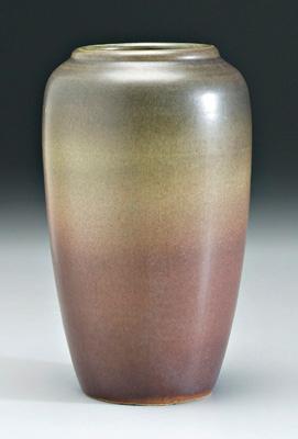 Appraisal: North Dakota School of Mines vase matte olive to brown