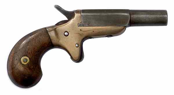 Appraisal: US Ethan Allen Single-Shot Pistol cal '' octagonal-to-round barrel Walnut