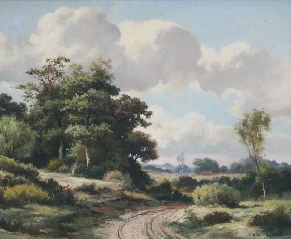 Appraisal: LEFORT Alex French - Landscape with Dirt Road Oil on