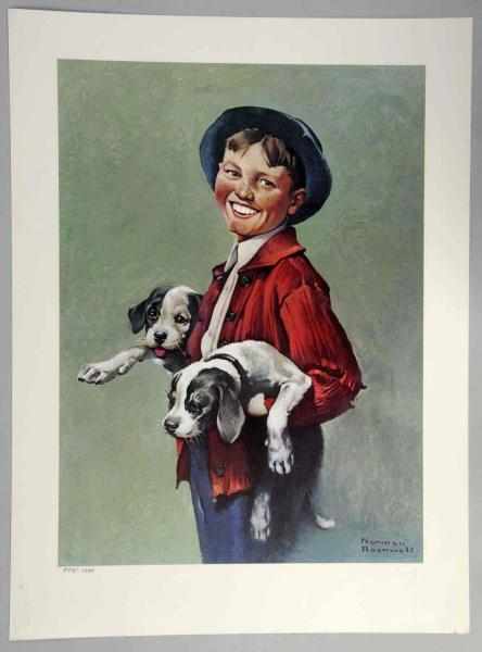 Appraisal: Norman Rockwell Pals Print Description Condition Excellent Size x