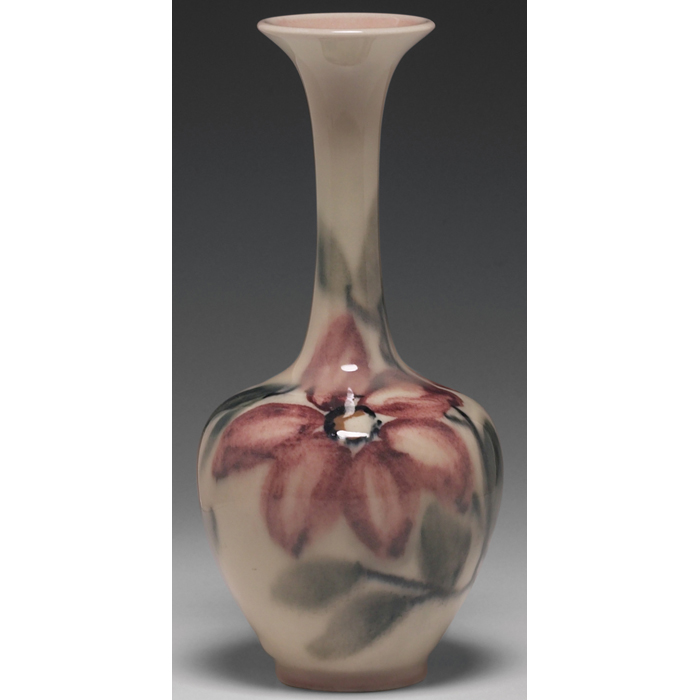 Appraisal: Rookwood vase bulbous shape with a painted stylized floral design