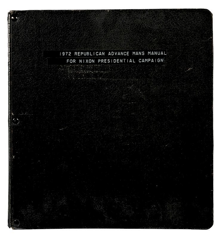 Appraisal: Republican Advance Man s Manual for the Nixon Presidential Campaign