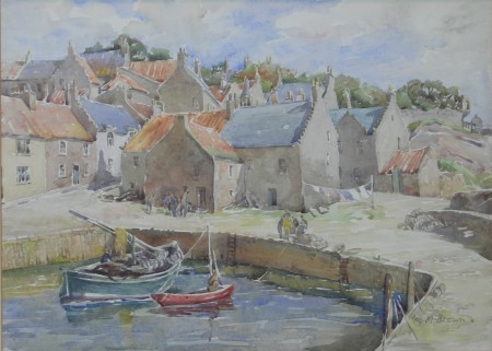 Appraisal: MAY MARSHALL BROWN R S W SCOTTISH - CRAIL HARBOUR