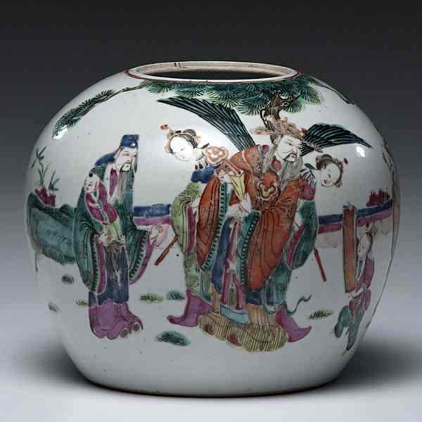 Appraisal: Chinese Ginger Jar Chinese late th early th century a