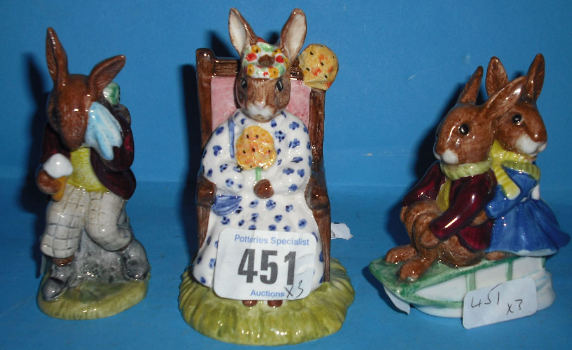 Appraisal: Royal Doulton Bunnykins figures Susan as Queen of the May