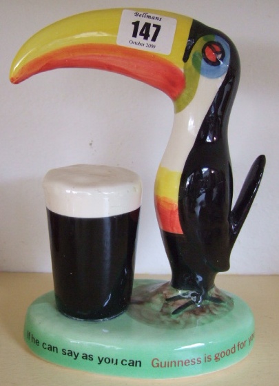 Appraisal: A Cartlonware porcelain advertising figure modelled as a Toucan with