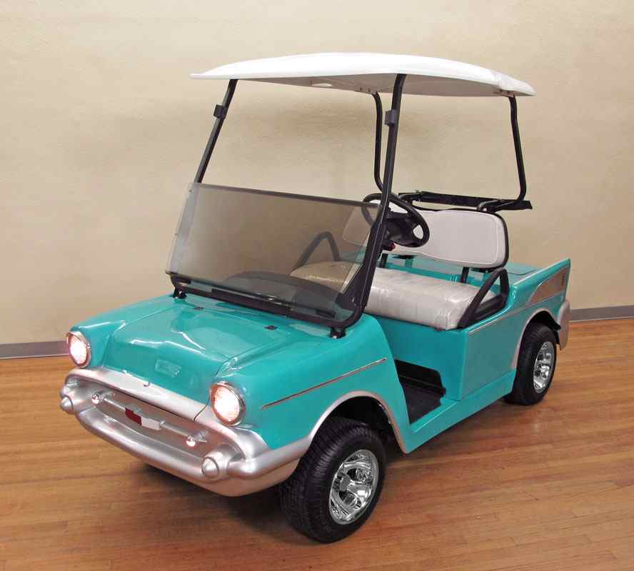 Appraisal: CLUB CAR CHEVY BEL-AIR GOLF CART Nice custom golf cart