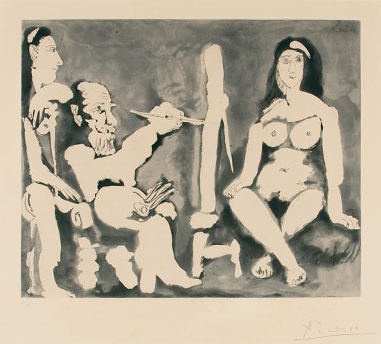 Appraisal: PABLO PICASSO Spanish French - Le Peintre et Son Modele