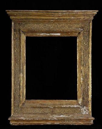 Appraisal: ITALIAN TABERNACLE GILTWOOD FRAME x in x in sight