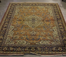 Appraisal: A Tabriz style wool carpet