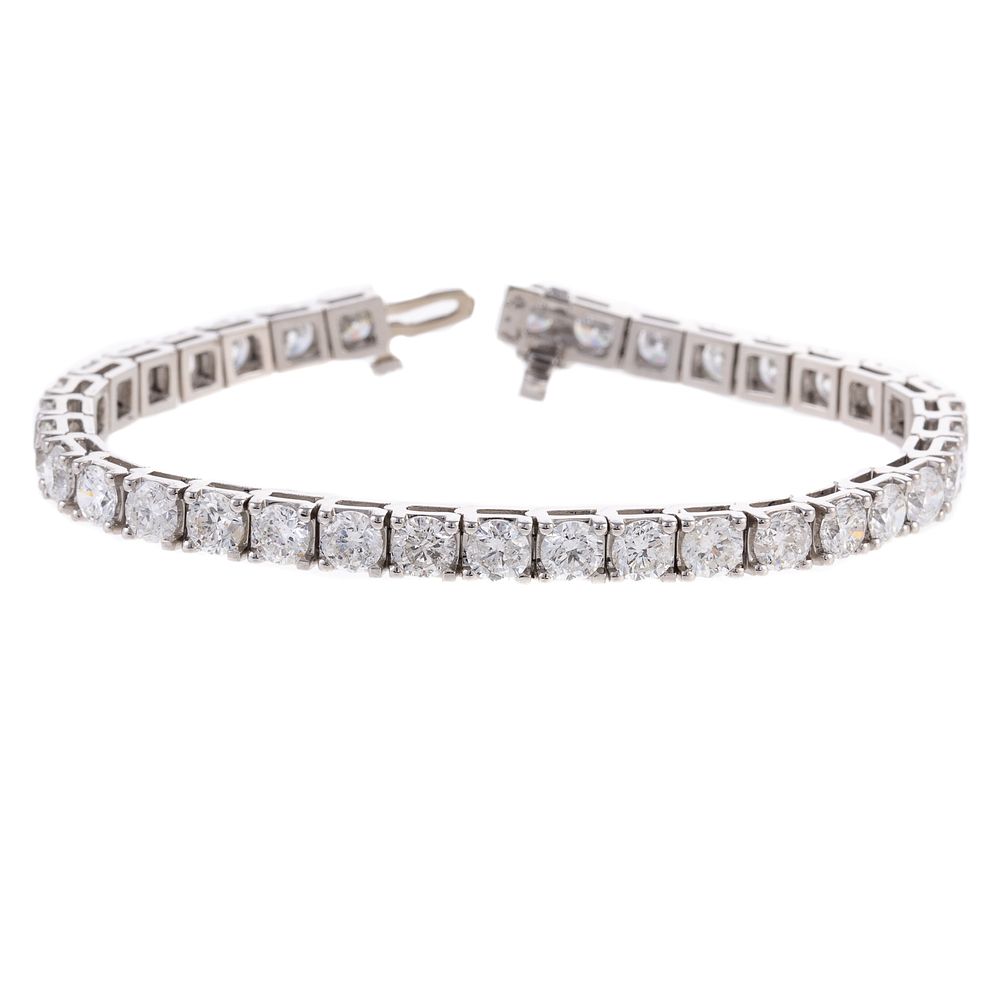 Appraisal: An Impressive ctw Diamond Line Bracelet K white gold line