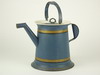 Appraisal: WATERING CAN - Toleware watering can in blue paint with