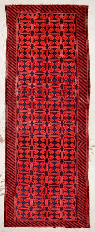 Appraisal: Antique Central Asian Rug ' '' x ' '' Antique