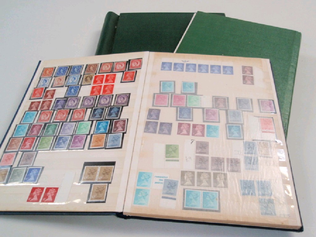 Appraisal: Stamps Stockbooks containing GB mint including a block of Jubilee