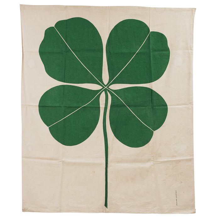 Appraisal: Alexander Girard ''Four Leaf Clover'' Environmental Enrichment panel for Herman