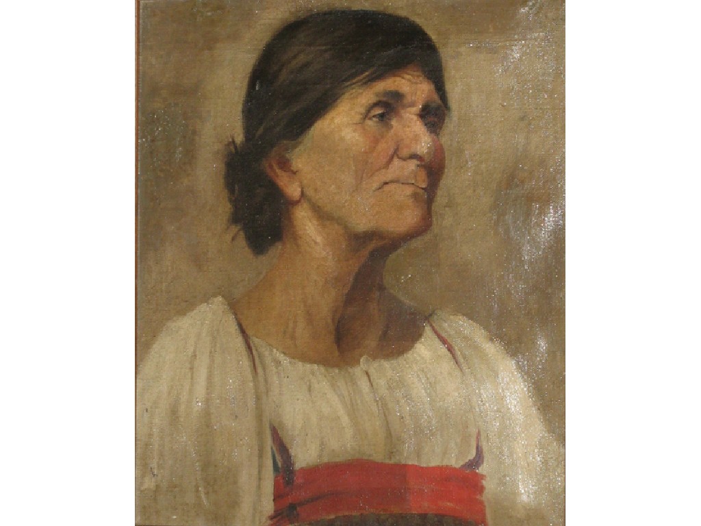 Appraisal: CONTINENTAL SCHOOL th century A portrait of a woman possibly