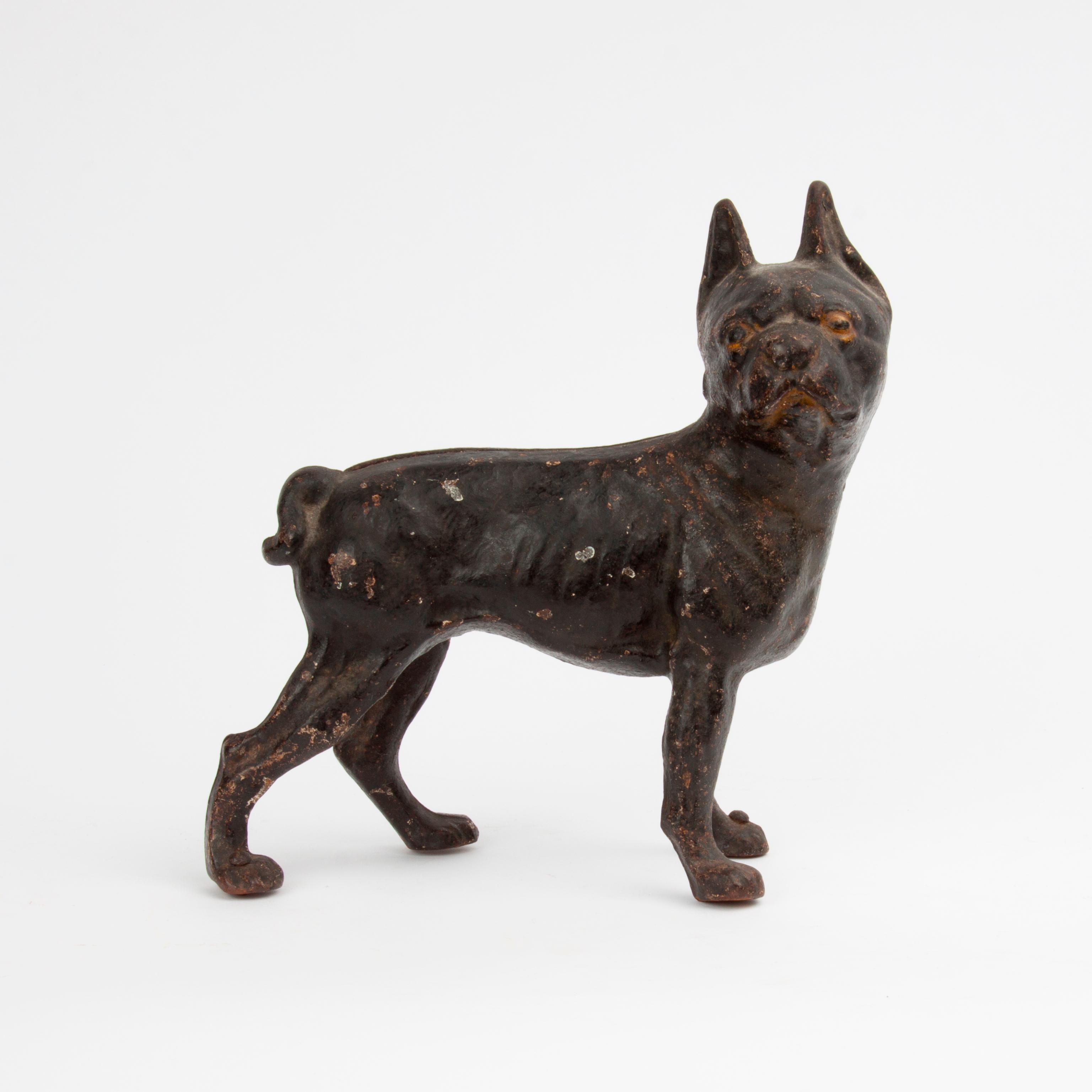 Appraisal: HUBLEY CAST IRON BULL TERRIER DOORSTOP A cast iron doorstop