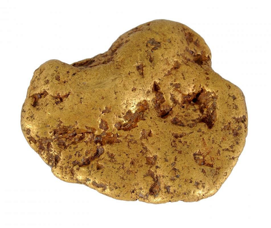 Appraisal: Large California Gold Nugget pound ounces Excellent