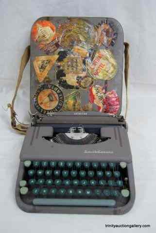 Appraisal: Vintage Smith-Corona Skywriter Portable TypewriterThis is a portable typewriter by