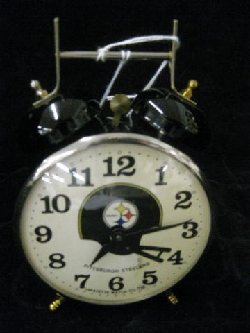 Appraisal: Sports Collectible Pittsburgh Steelers alarm clock working