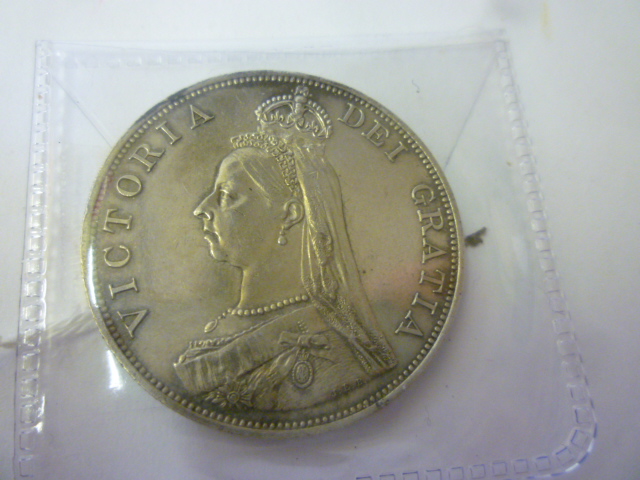 Appraisal: A VICTORIAN DOUBLE FLORIN A UNC