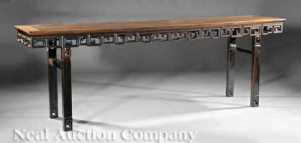 Appraisal: A Fine Chinese Hardwood Altar Table probably early th c