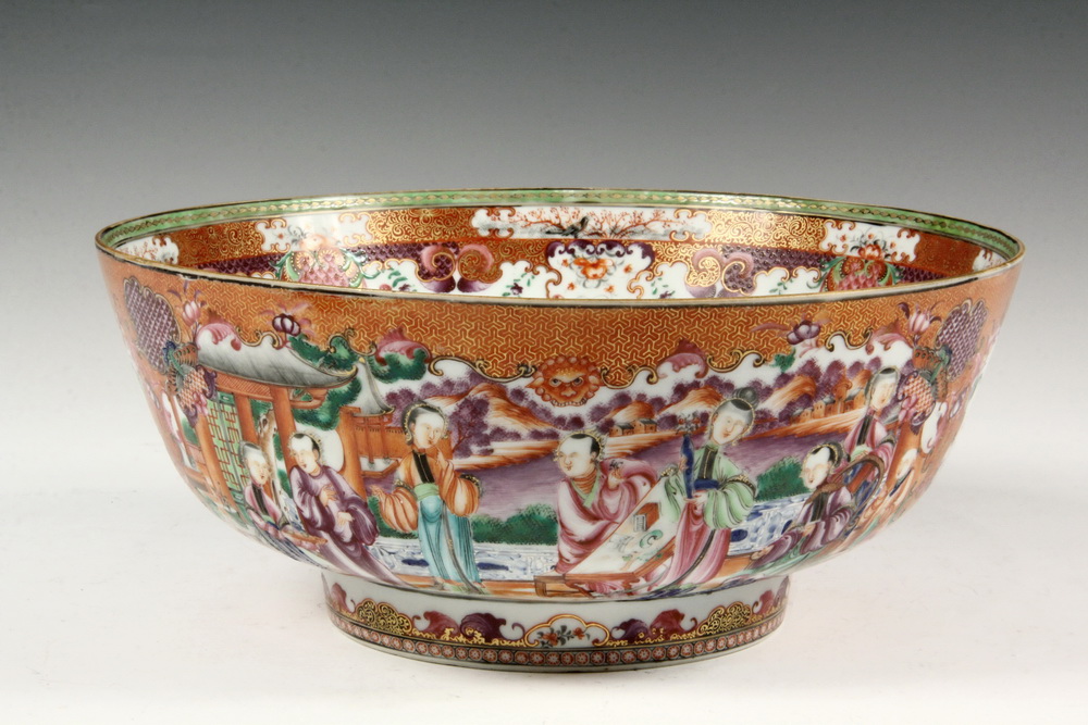 Appraisal: CHINESE EXPORT BOWL - Exceptional Quality Porcelain Bowl fourth quarter