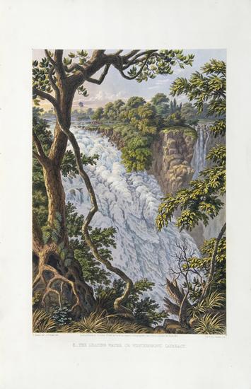 Appraisal: BAINES Thomas - The Victoria Falls Zambesi River sketched on