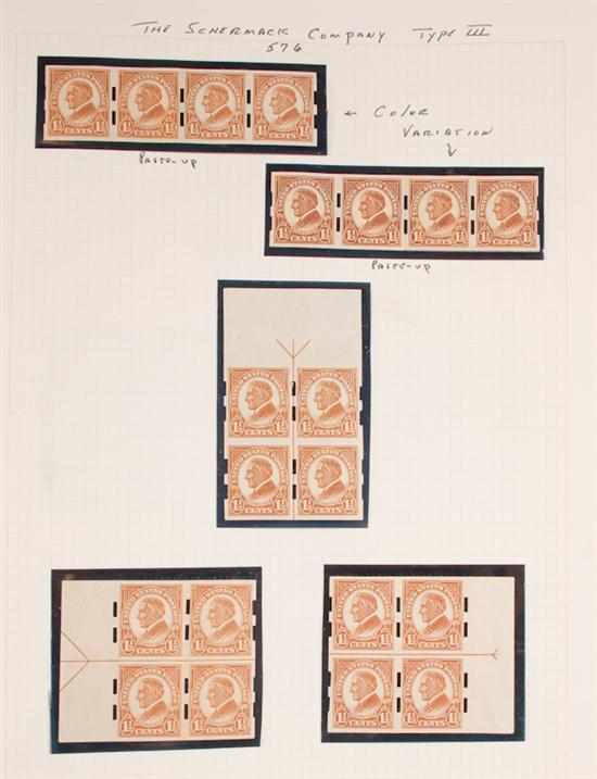 Appraisal: Collection of Vending Machine Coil stamps circa - ' including