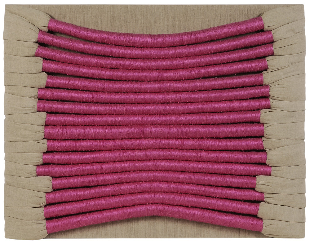 Appraisal: Sheila Hicks American born Cord Structure vertical coil-wrapped yarn on