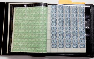 Appraisal: U S full sheet stamps lot of album Stamps U