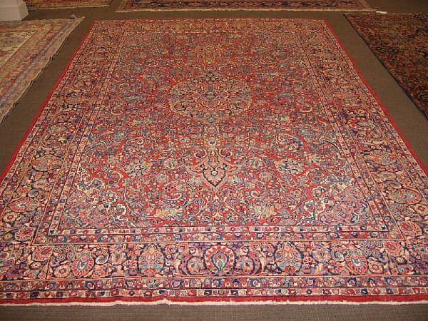 Appraisal: A Sarouk carpet Central Persia circa size approximately ft in