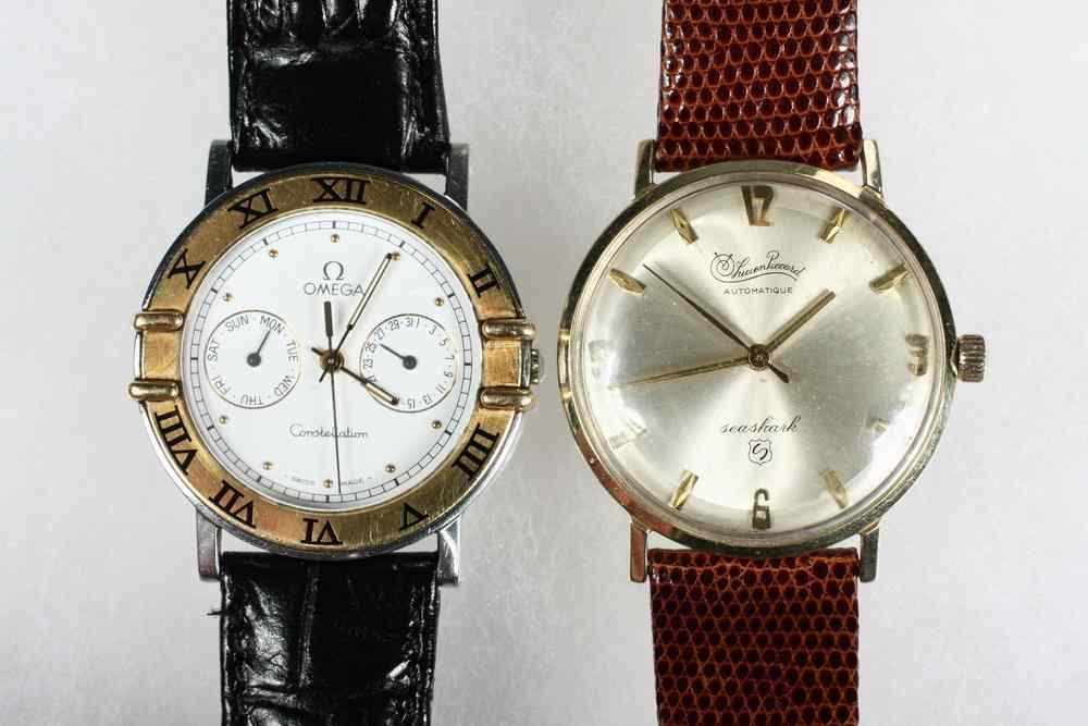 Appraisal: GENT'S WRISTWATCHES - Lot of include an Omega Constellation round