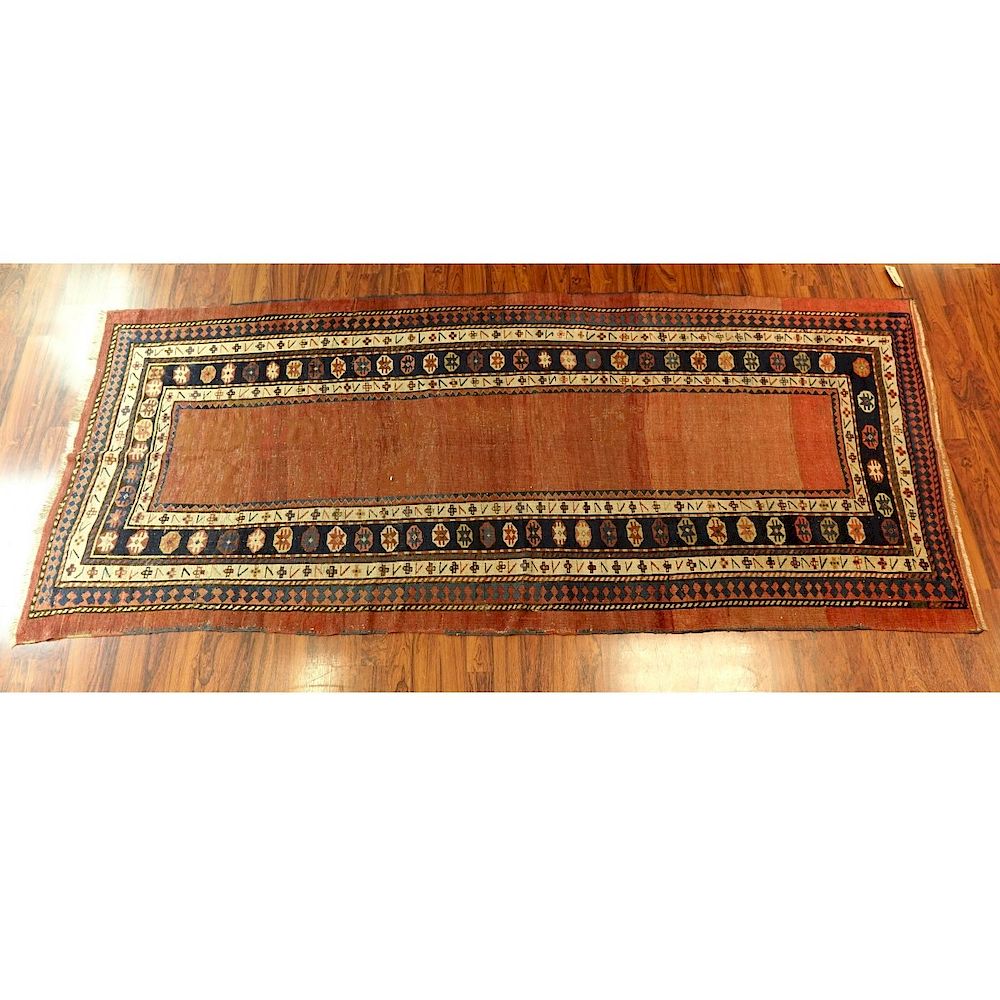 Appraisal: Semi Antique Persian Rug Semi Antique Persian Runner Multi colored