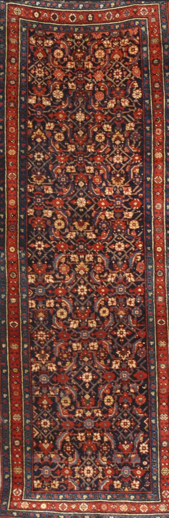 Appraisal: Bidjar Rug Second Quarter th Century Blue ground with millefleur