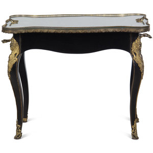 Appraisal: A Napoleon III Style Boulle Marquetry End Table Late th